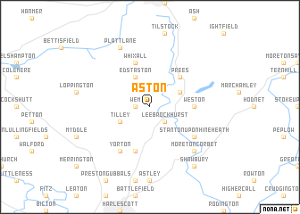 map of Aston