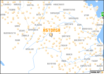 map of Astorga