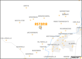 map of Astoria