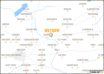 map of Åstorp