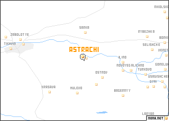 map of Astrachi