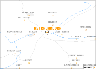 map of Astradamovka