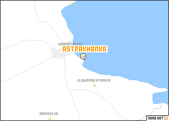 map of Astrakhanka