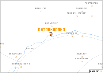 map of Astrakhanka