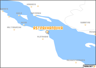 map of Astrakhanovka