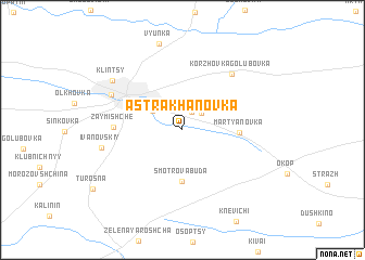 map of Astrakhanovka