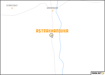 map of Astrakhanovka