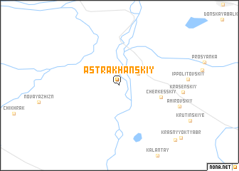 map of (( Astrakhanskiy ))