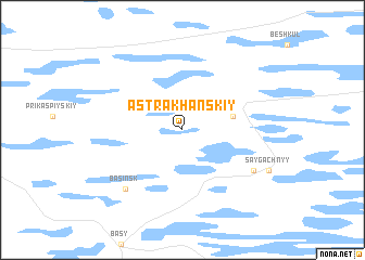 map of Astrakhanskiy