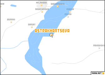 map of Astrakhantseva