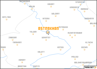 map of Astrakhan\