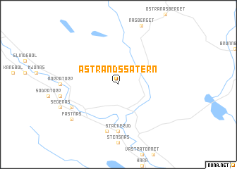 map of Åstrandssätern