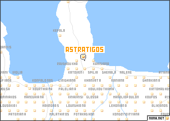 map of Astrátigos