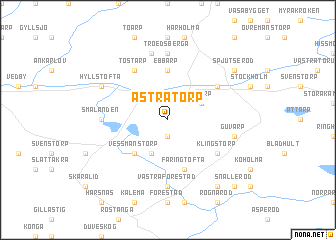 map of Åstratorp