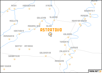 map of Astratovo