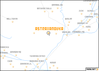 map of Astraxanovka