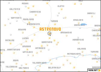 map of Astrenovo