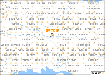 map of Astrie