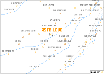 map of Astrilovo