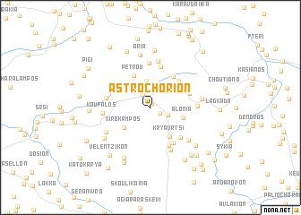 map of Astrochórion