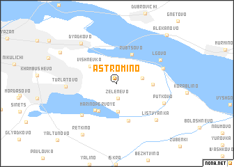 map of Astromino