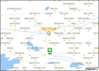 map of Astrup