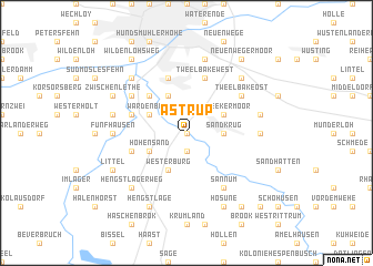 map of Astrup