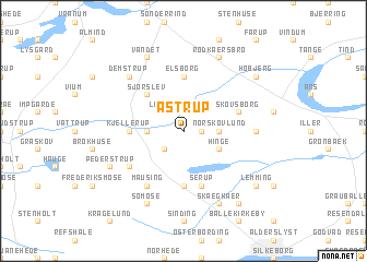 map of Astrup