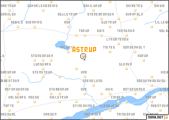 map of Astrup