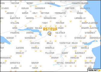 map of Astrup