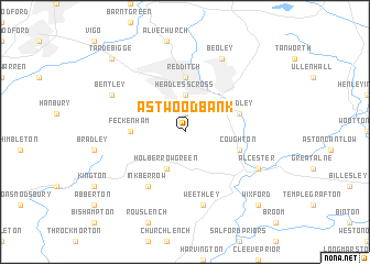 map of Astwood Bank