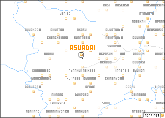 map of Asuadai