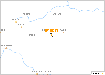 map of Asuafu
