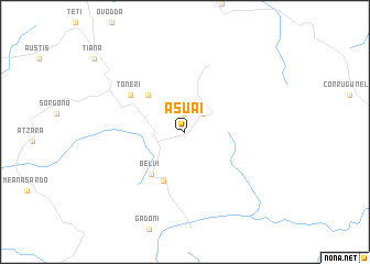 map of Asuai