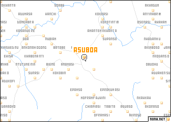 map of Asuboa