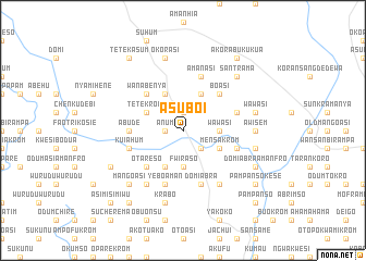 map of Asuboi