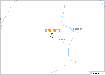 map of Asubon