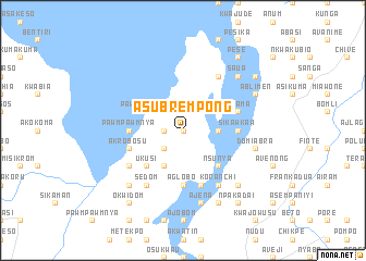 map of Asubrempong