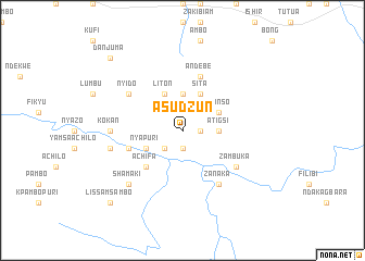 map of Asudzun