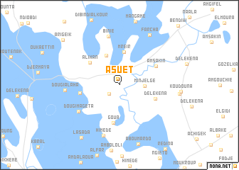 map of Asuet