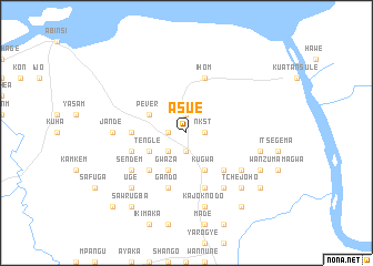 map of Asue