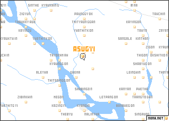 map of Asugyi