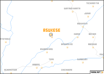 map of Asukese