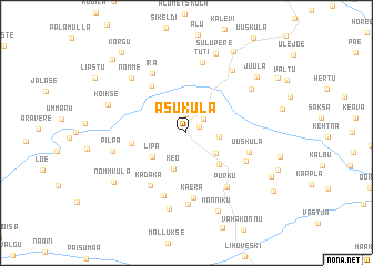 map of Asuküla