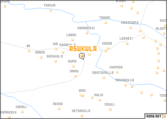 map of Asuküla