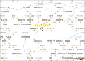 map of Asumkrom