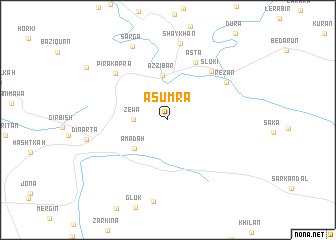 map of Asumra