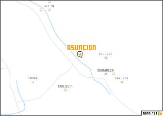 map of Asunción