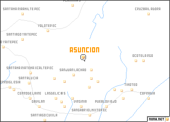 map of Asunción