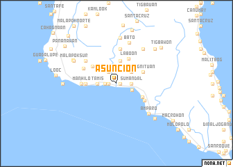 map of Asuncion